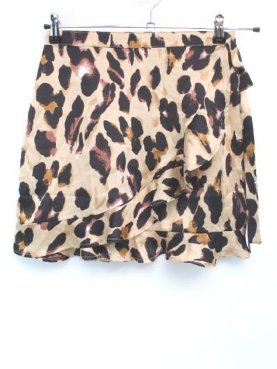 Jupe portefeuille léopard Nusty Gal taille 38 NEUVE - friperie femmes, vêtements d'occasion, seconde main