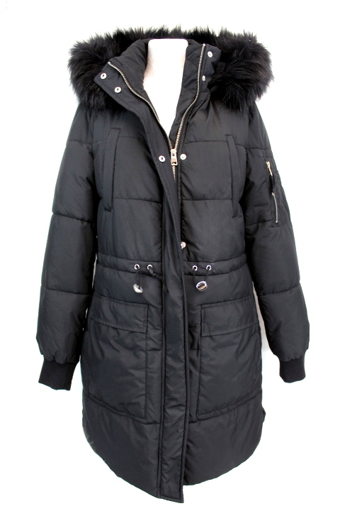 Manteau avec capuche fausse fourrure Tally Weijl Taille 36-friperie occasion seconde main