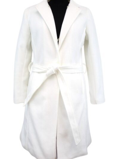 Manteau long blanc M. Trendy Queen taille 38-friperie occasion seconde main