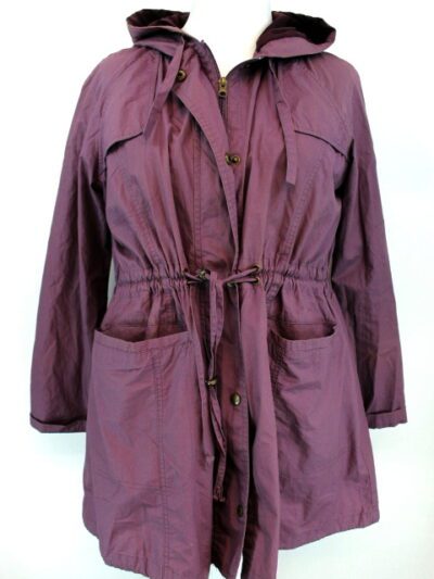 Manteau long en coton BNK taille 46 - friperie femmes, vêtements d'occasion, seconde main