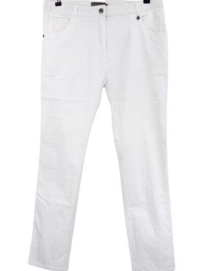 Pantalon avec poches arrière brodées Fil d'Écume taille 44 - friperie femmes, vêtements d'occasion, seconde main