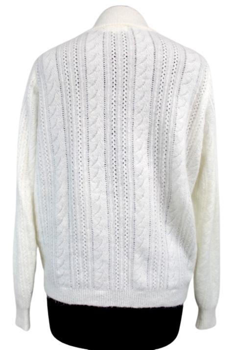 Pull transparent (Mohair + Laine) BONOBO Taille 38/40 - Friperie seconde main
