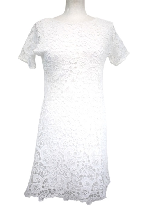Robe blanche dentelle Blanc du Nil taille 36 Orléans - Occasion - Friperie en ligne