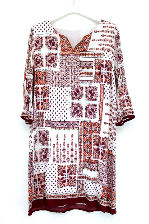 Robe tunique imprimée BREAL taille 46 Occasion - Orléans - Friperie en ligne