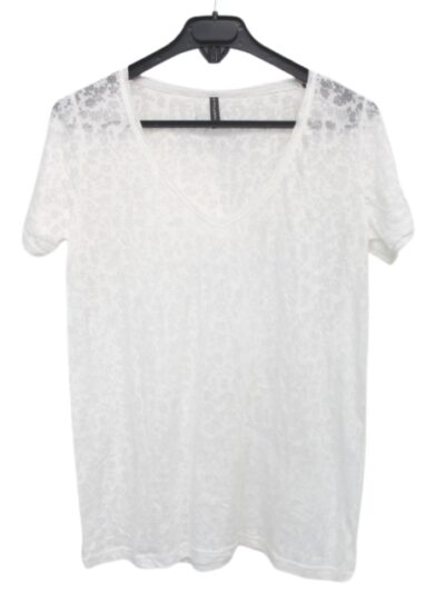 Tee-shirt transparent Naf Naf taille M - friperie femmes, vêtements d'occasion, seconde main