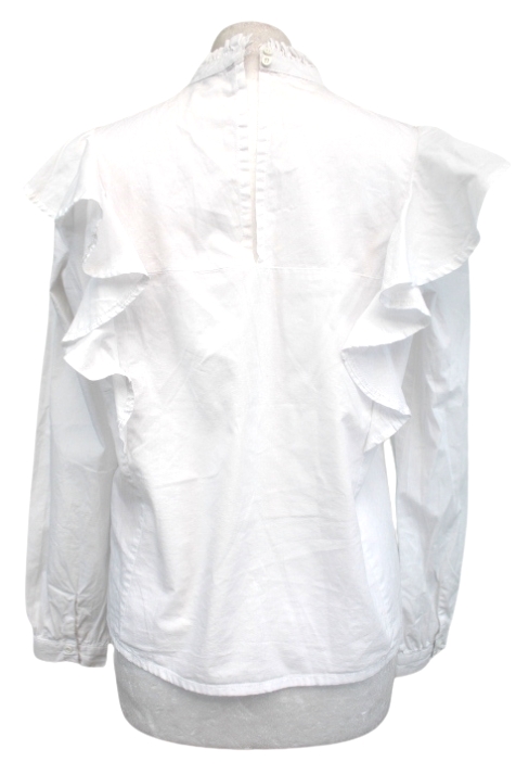 Chemise à volants - Col fermé à l'arrière - VERO MODA Taille 36 - Vêtement de seconde main - Friperie en ligne
