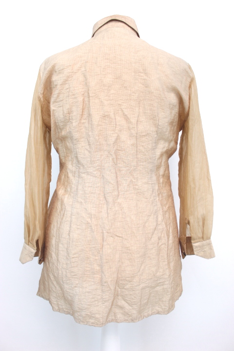 Chemise style indienne avec boutons en fer et broderie LEGATTE Taille 44/46 - Vêtement de seconde main - Friperie en ligne