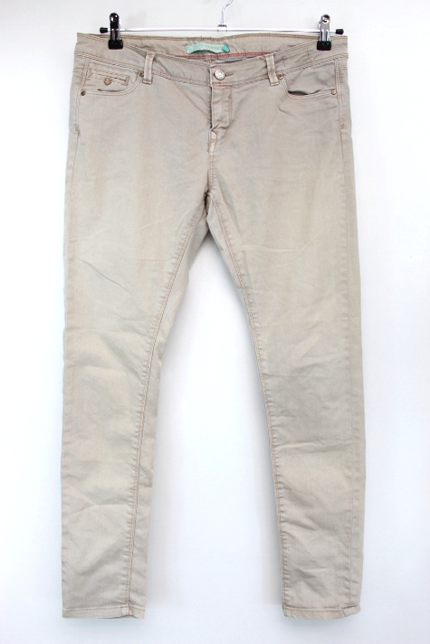 Jeans beige Alcott Taille 46-friperie occasion seconde main