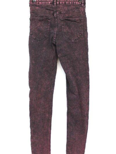 Jeans teinté couleur aubergine Divided Taille 38-friperie occasion seconde main