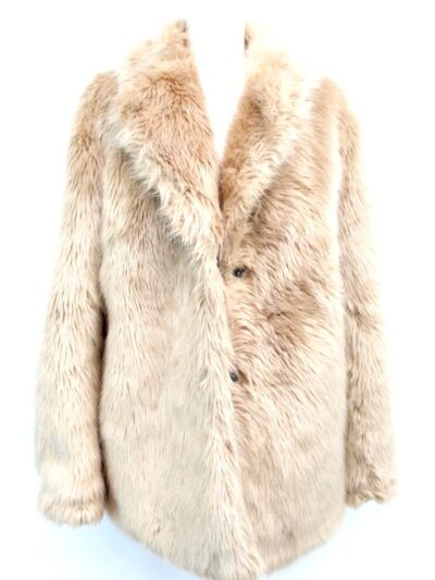 Manteau fausse fourrure Atmosphere taille 40 - friperie femmes, vêtements d'occasion, seconde main