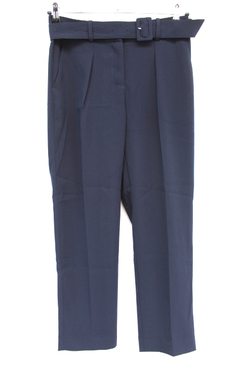 Pantalon avec ceinture boucle carrée Promod taille 38 - friperie femmes, vêtements d'occasion, seconde main