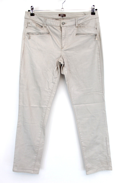 Pantalon fausses poches à fermetures GDM taille 44 - friperie femmes, vêtements d'occasion, seconde main