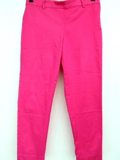 Pantalon fin coupe droite - Fermeture éclaire à gauche et fausse poche arrière - H&M Taille 42 - Vêtement de seconde main - Friperie en ligne