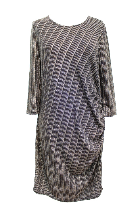 Robe coupe asymétrique effet pailleté Cache Cache taille 38-40 - friperie femmes, vêtements d'occasion, seconde main