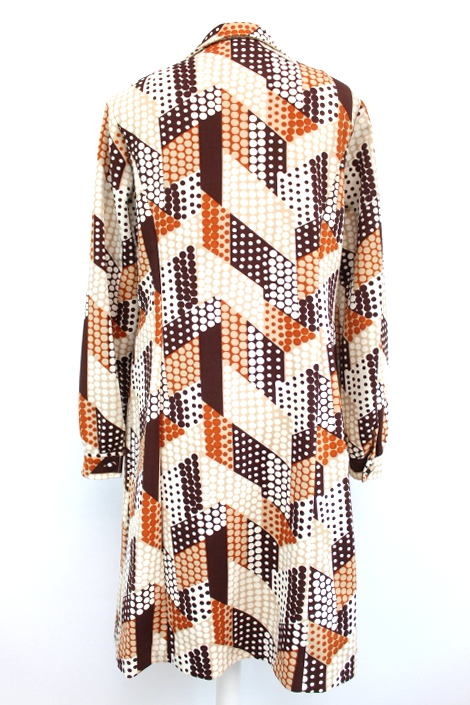 Robe vintage imprimée TREVIRA Taille 46
