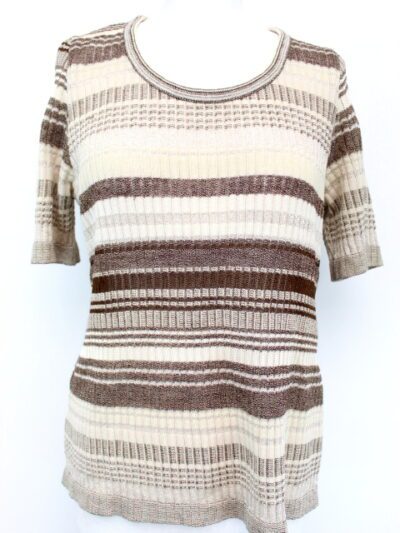 Tee-shirt aspect laine DEVERNOIS Taille 3 - Vêtement de seconde main - Friperie en ligne