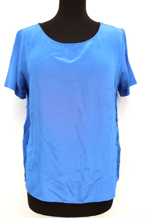 Top fluide avec broderie transparente SANDRO Taille 2 - Vêtement de seconde main - Friperie en ligne