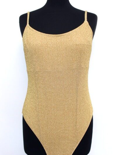Body à bretelles doré H&M taille 42 Orléans - Occasion -Friperie en ligne