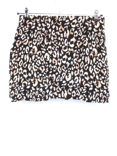 Jupe courte imprimée léopard H&M taille 44 Occasion - Friperie en ligne - Orléans
