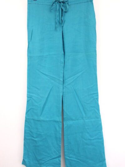 Pantalon 100% fibres végétales avec cordon de ceinture - ZARA taille S - Vêtement de seconde main - Friperie en ligne