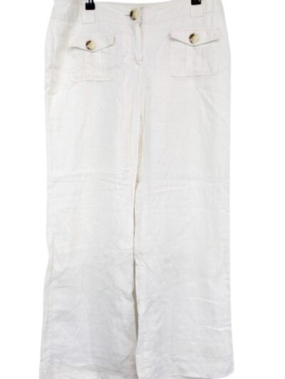 Pantalon en lin coupe large CAMAÏEU taille 4446 Orléans - Occasion - Friperie en ligne