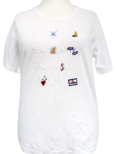 Tee-shirt 100% coton VOTRE MODE taille 42/44 - Vêtement de seconde main - Friperie en ligne