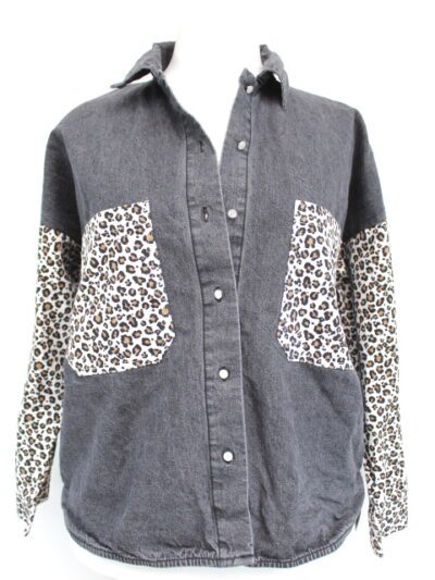 Veste motifs léopard BODY FLIRT taille 40- vêtements seconde main -friperie